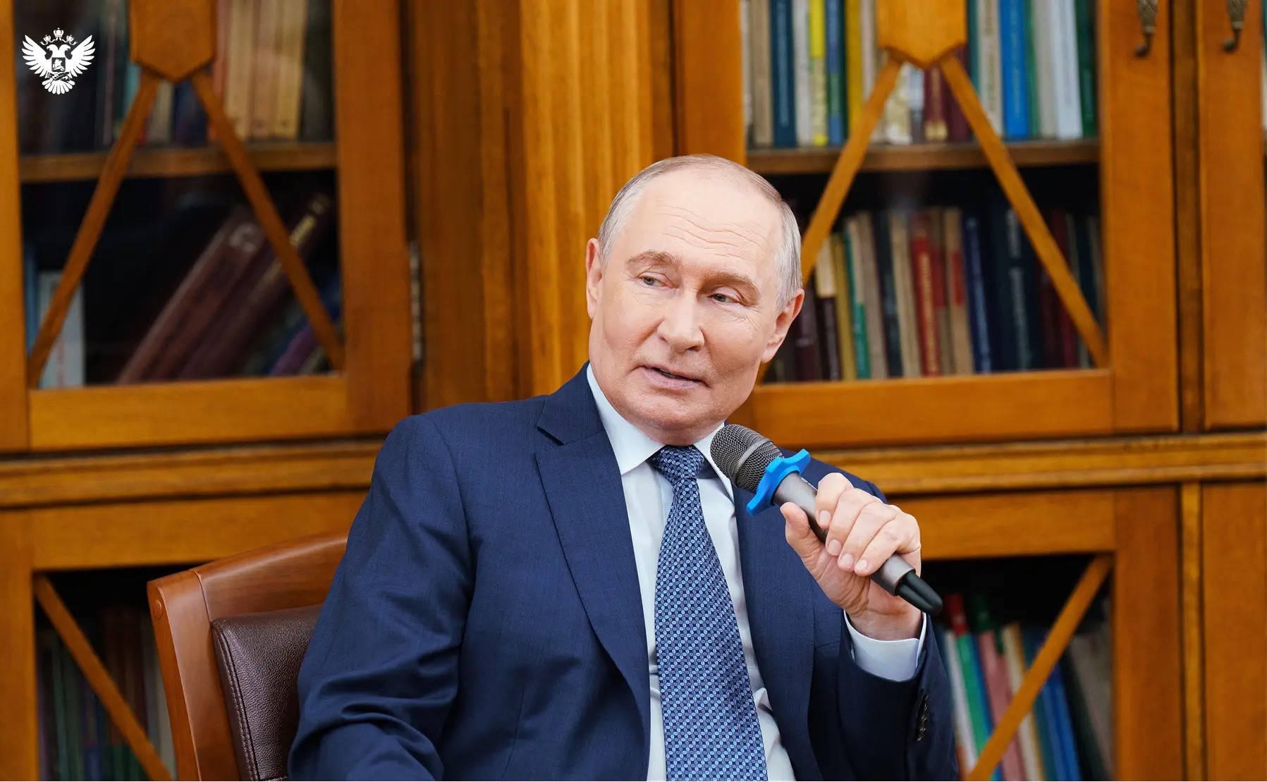 Владимир Путин встретился в МПГУ с учителями и студентами педагогических специальностей